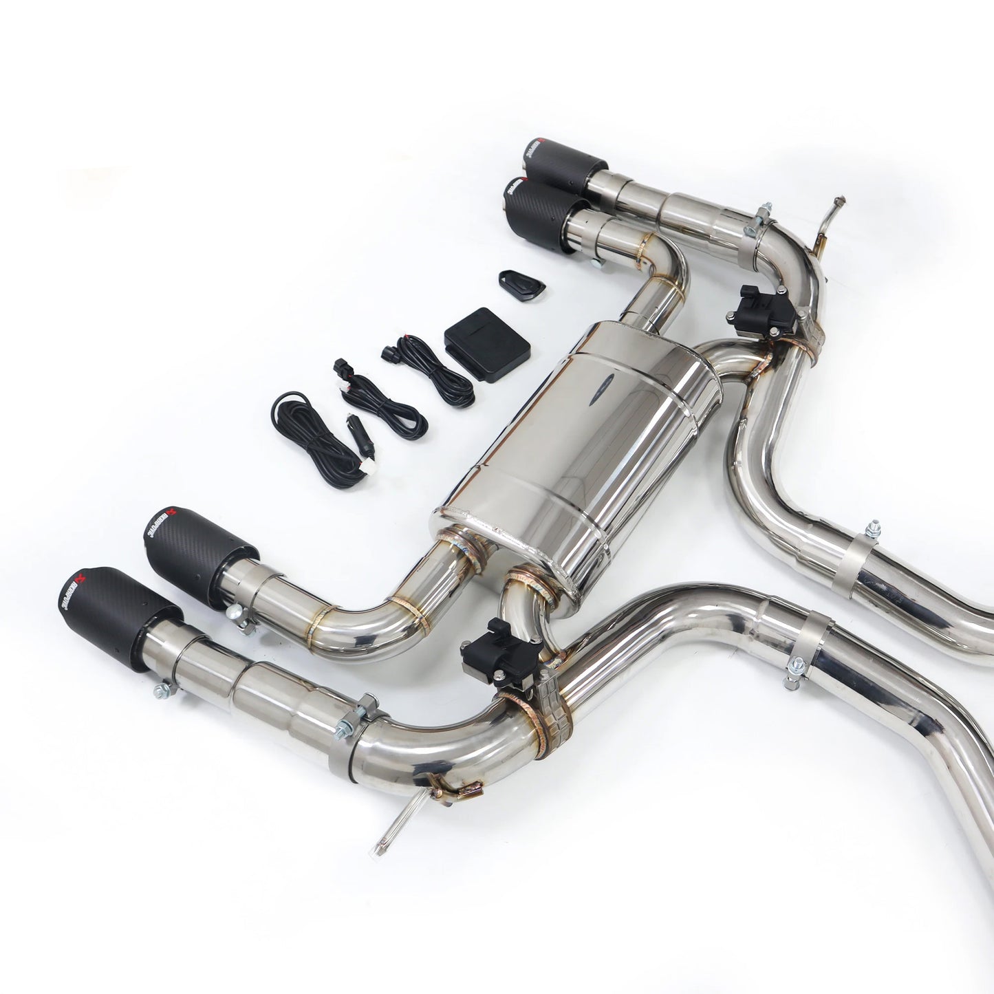 BMW X5M X6M E70 E71 4.4T Stainless Steel Performance Catback Exhaust System With Valve